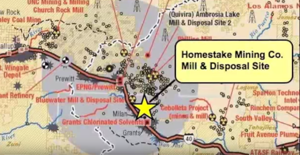 Homestake/Barrick Gold Uranium Tailings Pile