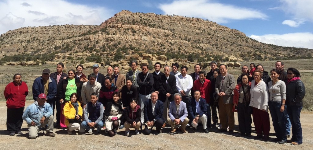 15 Japanese visitors