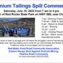 44th Uranium Tailings Spill Commemoration July 15 2023 7:00 AM – 4:00 PM