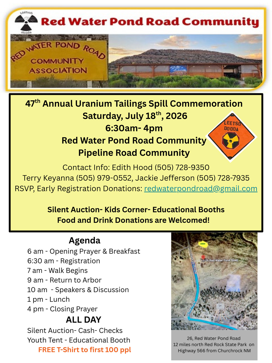 47 Annual Uranium Tailings Spill Commemoration